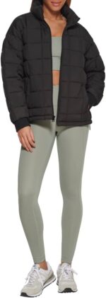 Women Box Quilted Puffer Jacket - 图片 2