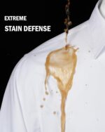 Men Dress Shirts Stretch Stain Shield Long Sleeve Solid Formal Shirt Business Casual Button Down Shirts - 图片 2