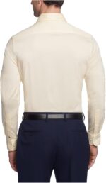 Men Dress Shirt Slim Fit Stretch Twill - 图片 2