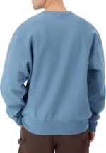 Men's Crewneck Sweatshirt, Reverse Weave, Heavyweight Fleece Sweatshirt For Men - 图片 2